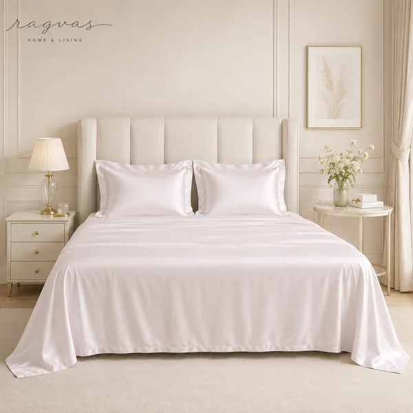 500_TC_Cooling_Silk_Cotton_King_Size_Bedsheet_Set_–_108×108_Inches_|_1_Bedsheet_+_2_Pillow_Covers