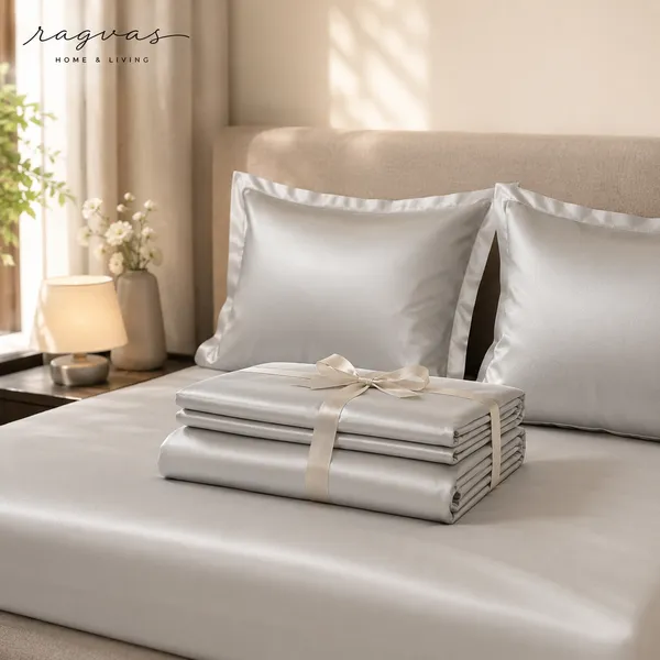 500_TC_Cooling_Silk_Cotton_King_Size_Bedsheet_Set_–_108×108_Inches_|_1_Bedsheet_+_2_Pillow_Covers