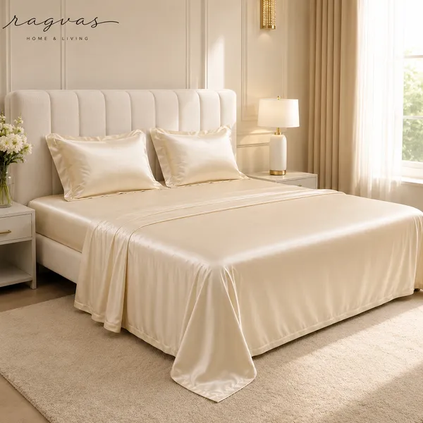 500_TC_Cooling_Silk_Cotton_King_Size_Bedsheet_Set_–_108×108_Inches_|_1_Bedsheet_+_2_Pillow_Covers