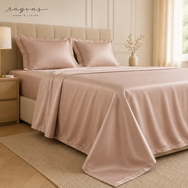 500_TC_Cooling_Silk_Cotton_King_Size_Bedsheet_Set_–_108×108_Inches_|_1_Bedsheet_+_2_Pillow_Covers