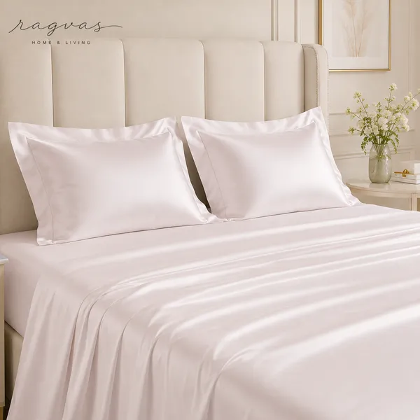 500_TC_Cooling_Silk_Cotton_King_Size_Bedsheet_Set_–_108×108_Inches_|_1_Bedsheet_+_2_Pillow_Covers