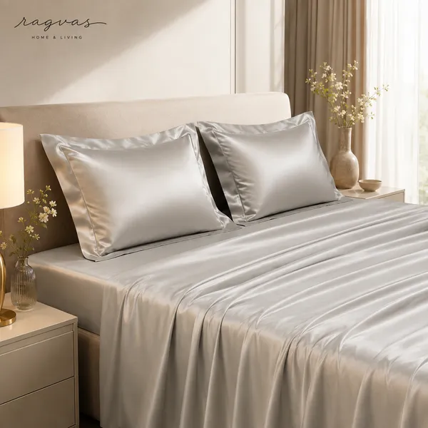 500_TC_Cooling_Silk_Cotton_King_Size_Bedsheet_Set_–_108×108_Inches_|_1_Bedsheet_+_2_Pillow_Covers