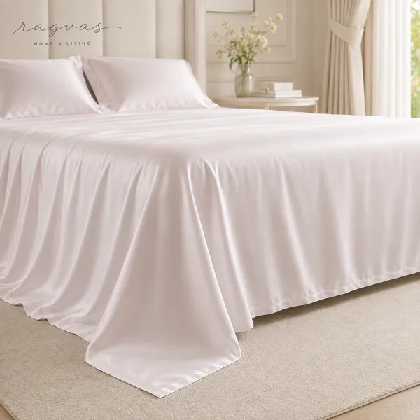 500_TC_Cooling_Silk_Cotton_King_Size_Bedsheet_Set_–_108×108_Inches_|_1_Bedsheet_+_2_Pillow_Covers