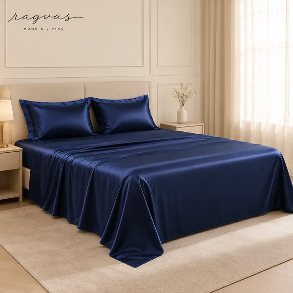 500_TC_Cooling_Silk_Cotton_King_Size_Bedsheet_Set_–_108×108_Inches_|_1_Bedsheet_+_2_Pillow_Covers