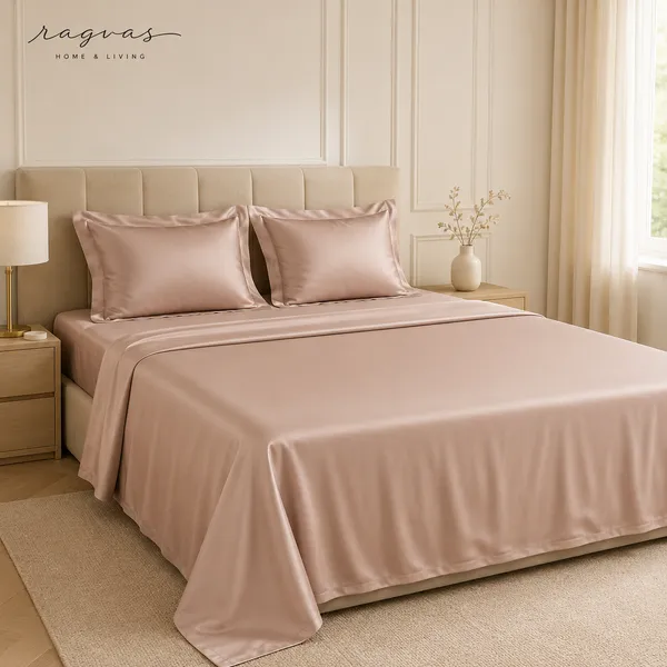500_TC_Cooling_Silk_Cotton_King_Size_Bedsheet_Set_–_108×108_Inches_|_1_Bedsheet_+_2_Pillow_Covers