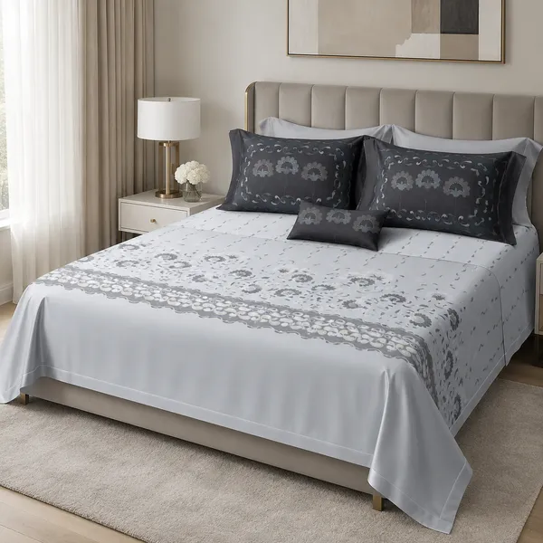 Grey_Cotton_300_Tc_Pure_Bedsheet_Set_For_Bedroom
