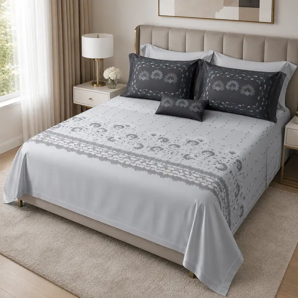 Grey_Cotton_300_Tc_Pure_Bedsheet_Set_For_Bedroom