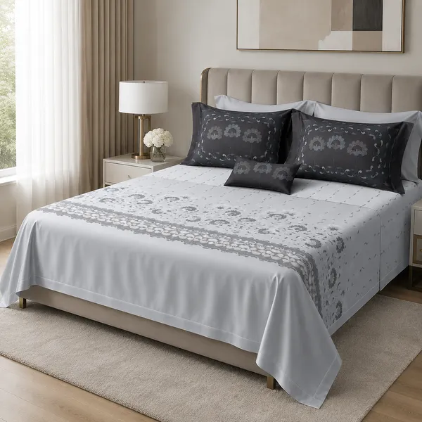 Grey_Cotton_300_Tc_Pure_Bedsheet_Set_For_Bedroom