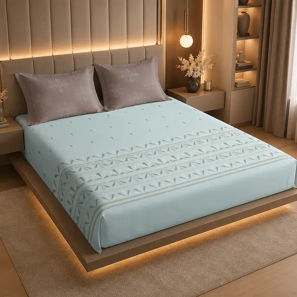 Multicolor_Cotton_300_Tc_Pure_Bedsheet_Set_For_Bedroom