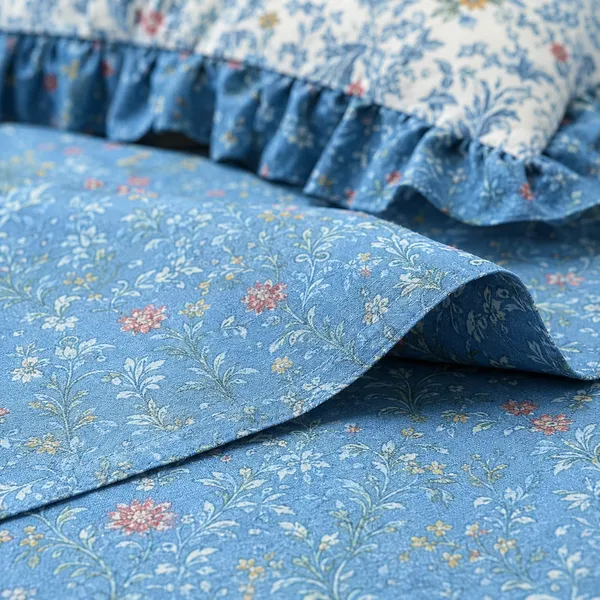 Soft_Blue_Cotton_5-Piece_Frill_Bedding_Set_For_Bedroom