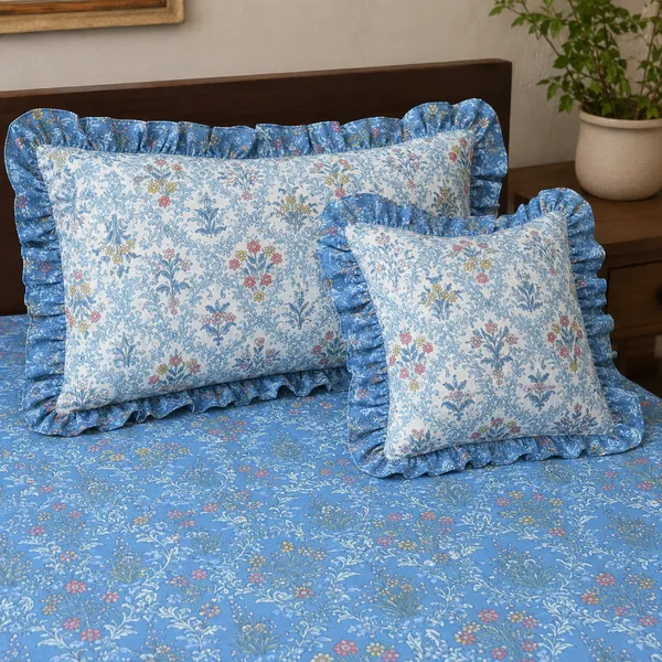 Soft_Blue_Cotton_5-Piece_Frill_Bedding_Set_For_Bedroom