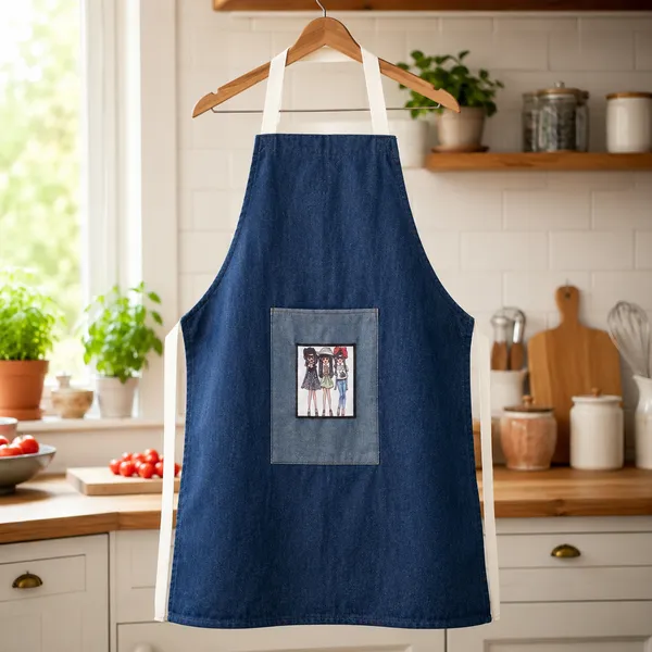 Classic_Blue_Denim_Waterproof_Apron_with_Front_Pocket