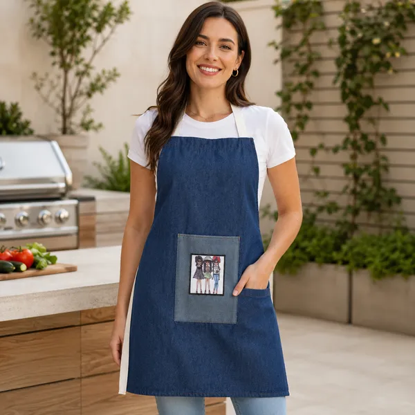 Classic_Blue_Denim_Waterproof_Apron_with_Front_Pocket