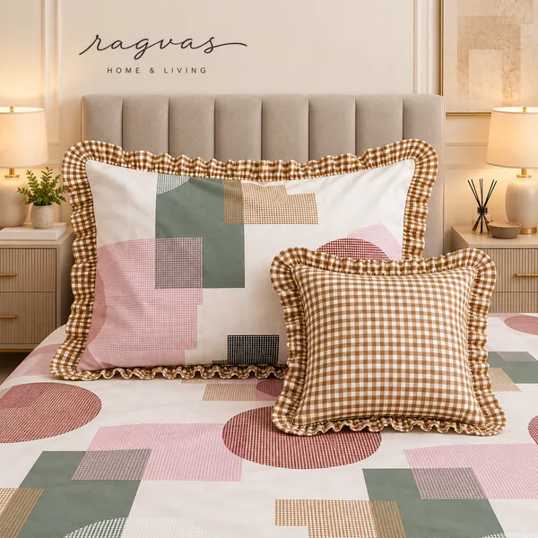 Cotton_5-Piece_Frill_Bedding_Set_For_Bedroom