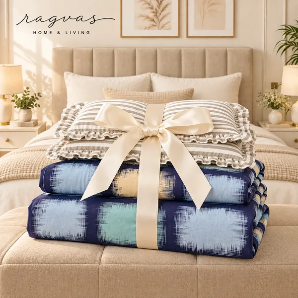 Cotton_5-Piece_Frill_Bedding_Set_For_Bedroom