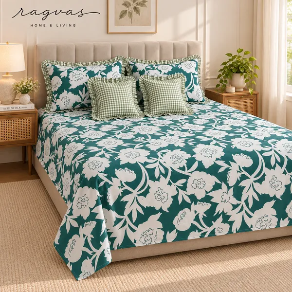Cotton_5-Piece_Frill_Bedding_Set_For_Bedroom