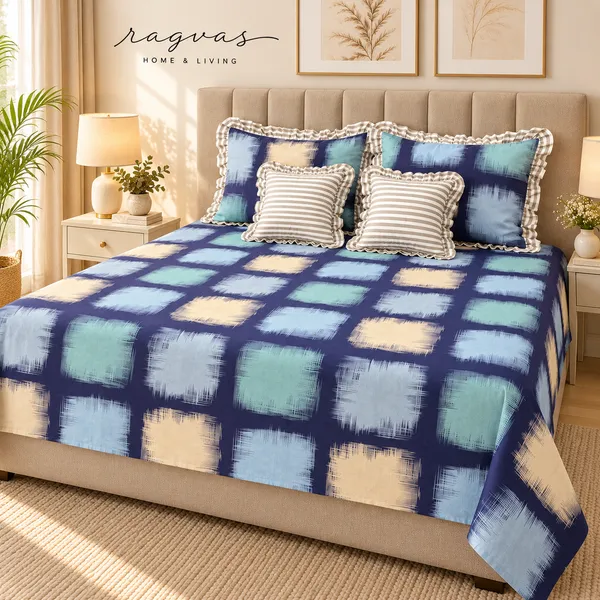 Cotton_5-Piece_Frill_Bedding_Set_For_Bedroom