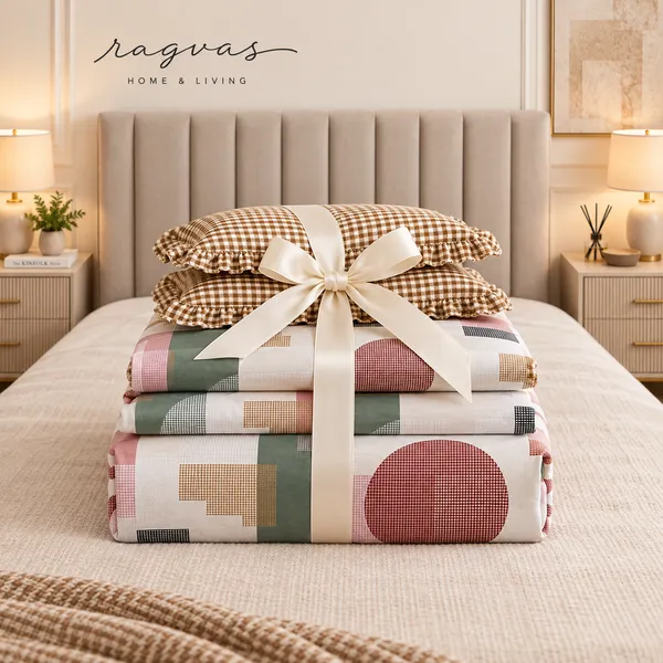 Cotton_5-Piece_Frill_Bedding_Set_For_Bedroom