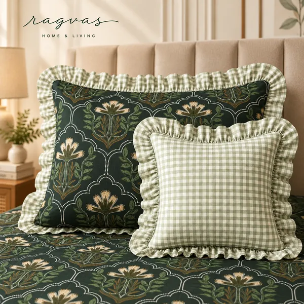 Cotton_5-Piece_Frill_Bedding_Set_For_Bedroom