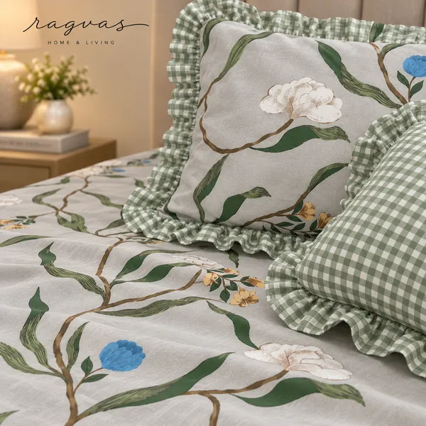 Cotton_5-Piece_Frill_Bedding_Set_For_Bedroom