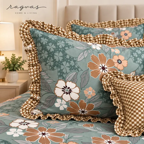 Cotton_5-Piece_Frill_Bedding_Set_For_Bedroom