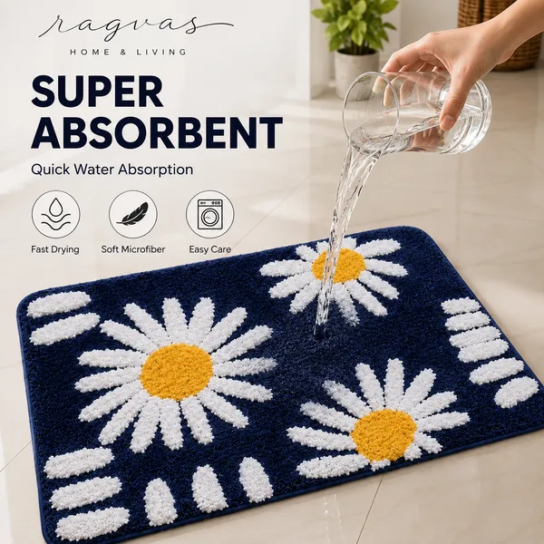 Daisy_Bloom_Microfiber_Doormat_–_40_x_60_cm