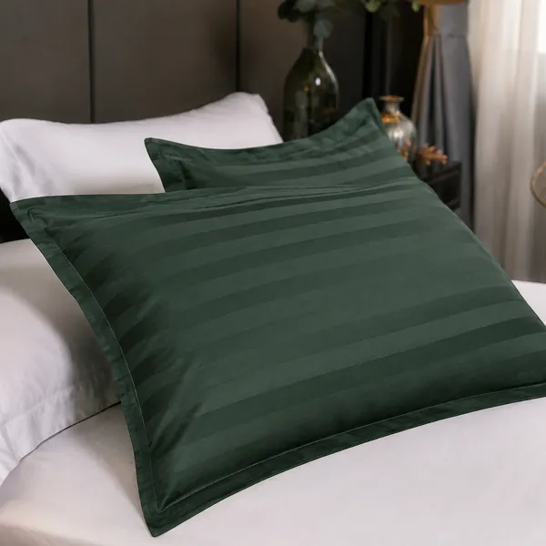 Deep_Forest_Green_Cotton_Bed_Sheet_Set_For_Bedroom