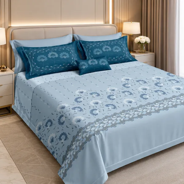Multicolor_Cotton_300_Tc_Pure_Bedsheet_Set_For_Bedroom