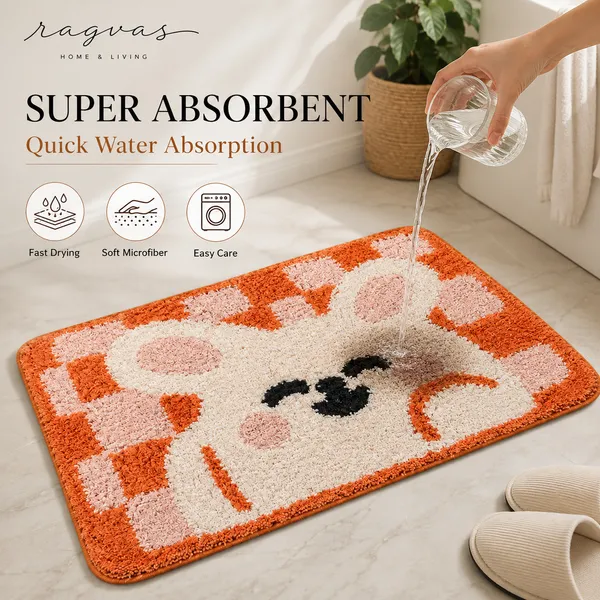 Happy_Bunny_Microfiber_Doormat_–_40_x_60_cm