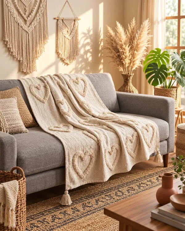 Ivory_Heart_Tufted_Cotton_Throw