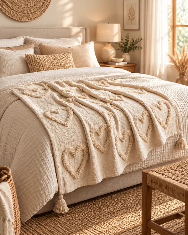 Ivory_Heart_Tufted_Cotton_Throw