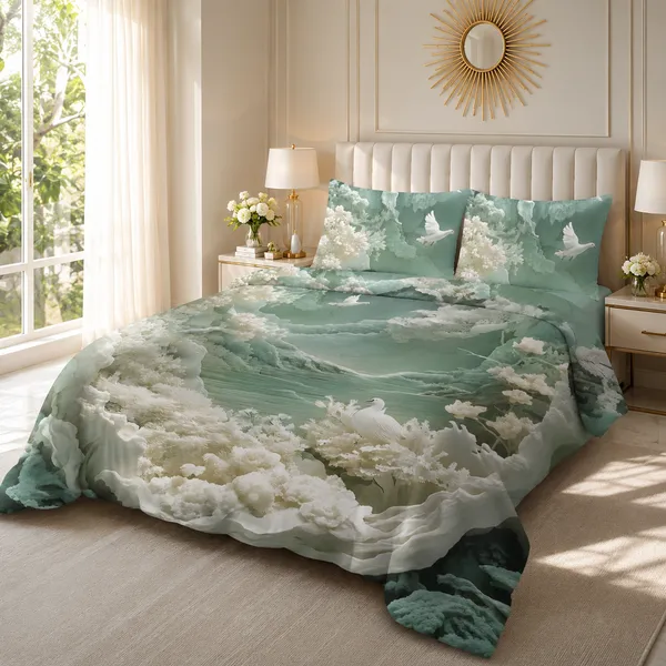 Multicolor_Cotton_7D_Digital_Print_Bedsheet_Set_For_Bedroom