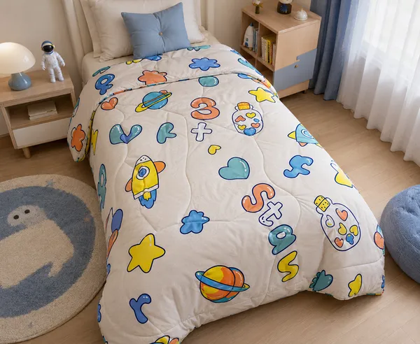 White_Cotton_Single_Bed_Comforter_For_Kids_Bedroom