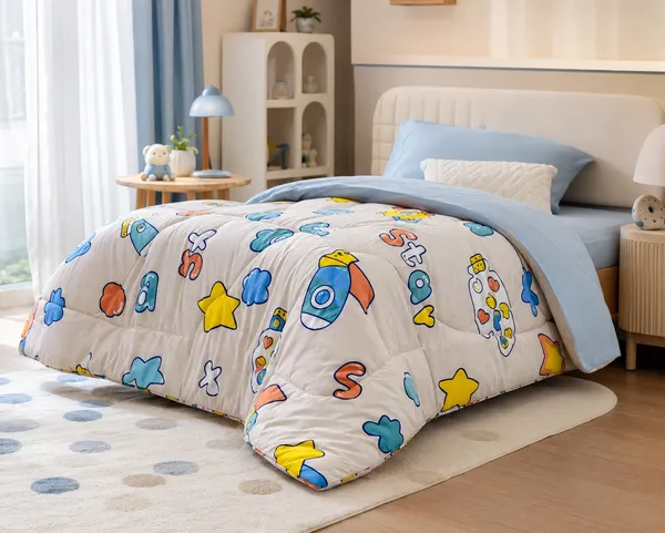 White_Cotton_Single_Bed_Comforter_For_Kids_Bedroom