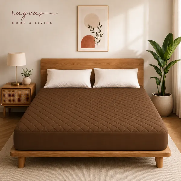 Coffee_–__100%__Waterproof_Mattress_Protector_Heavy_Quilted