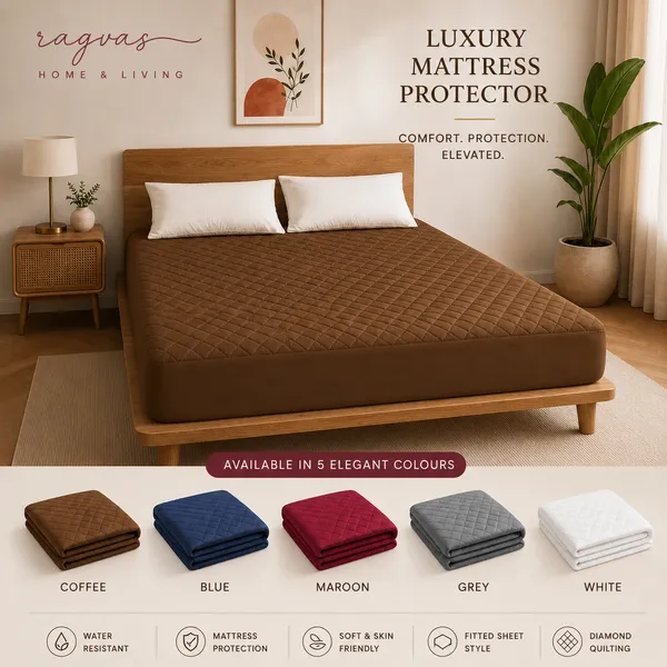 Coffee_–__100%__Waterproof_Mattress_Protector_Heavy_Quilted