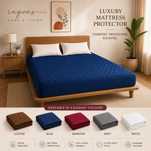 Royal_Blue_–100%_Waterproof_Mattress_Protector_Heavy_Quilted