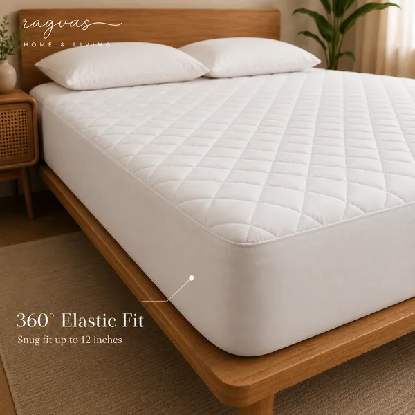 White_–_100%_Waterproof_Mattress_Protector_Heavy_Quilted