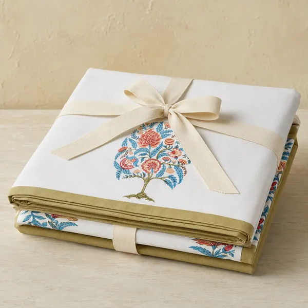 White_Cotton_Hand_Block_Bed_Sheet_Set_For_Bedroom