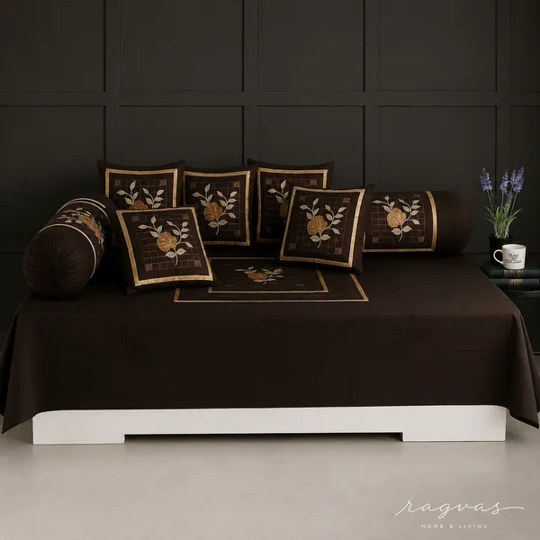 Mocha_Royale_Quilted_Cotton_Diwan_Set_–_8_Piece