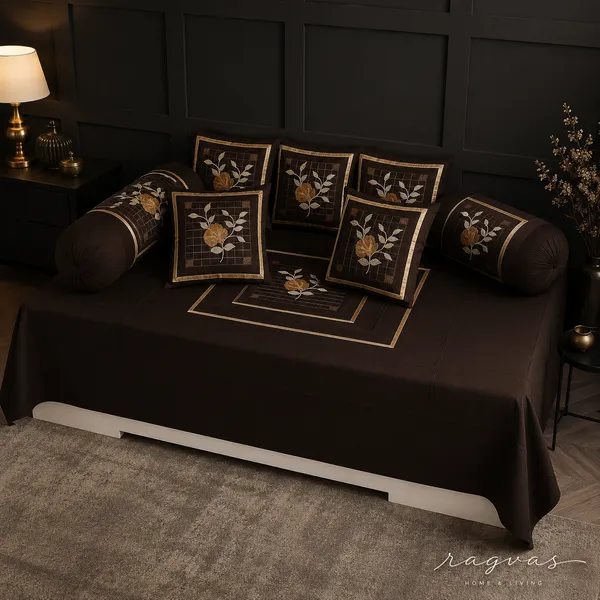Mocha_Royale_Quilted_Cotton_Diwan_Set_–_8_Piece