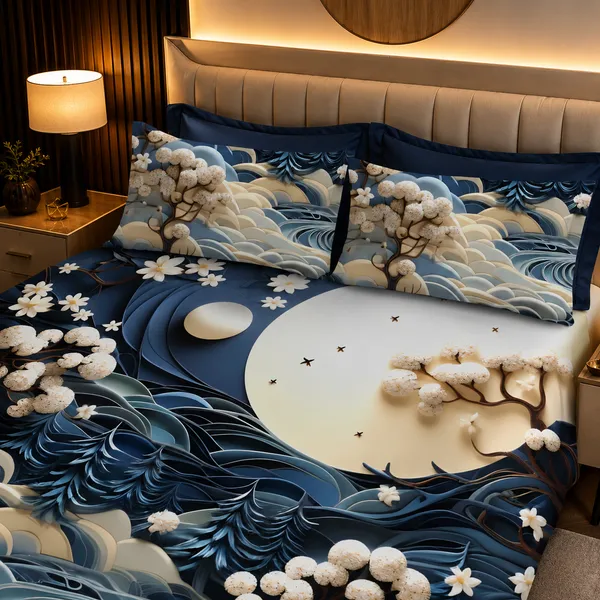 Multicolor_Cotton_7D_Digital_Print_Bedsheet_Set_For_Bedroom