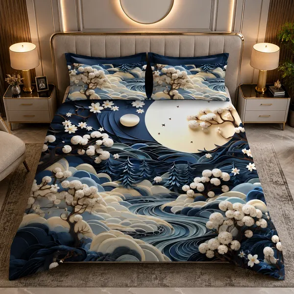 Multicolor_Cotton_7D_Digital_Print_Bedsheet_Set_For_Bedroom