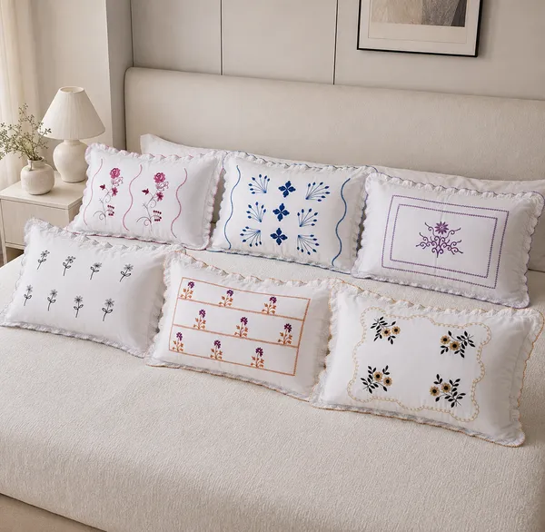 White_Cotton_Embroidered_Frill_Pillow_Cover_Set_For_Home_Decor_Set_Of_6