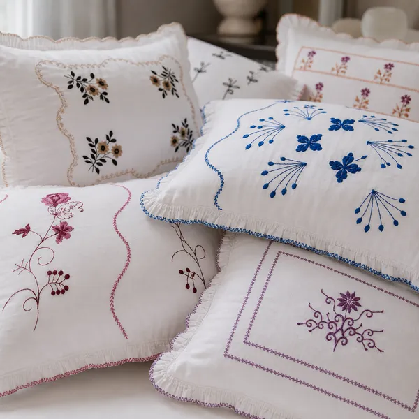 White_Cotton_Embroidered_Frill_Pillow_Cover_Set_For_Home_Decor_Set_Of_6