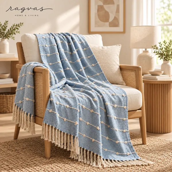 Pastel_Hand-Tufted_Cotton_Throw_with_Fringes