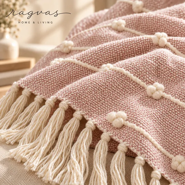Pastel_Hand-Tufted_Cotton_Throw_with_Fringes