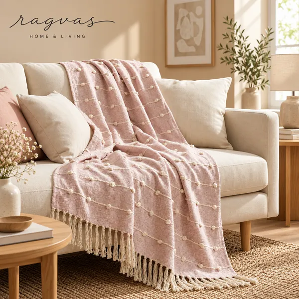 Pastel_Hand-Tufted_Cotton_Throw_with_Fringes