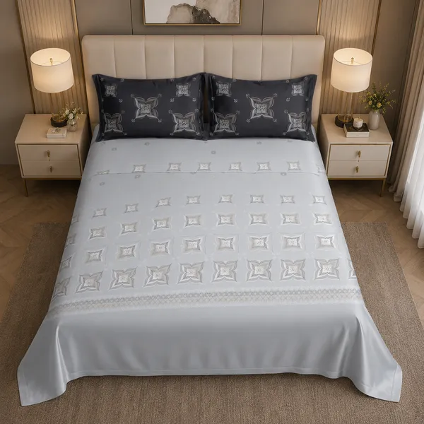 Blue_Cotton_300_Tc_Bedsheet_Set_For_Bedroom