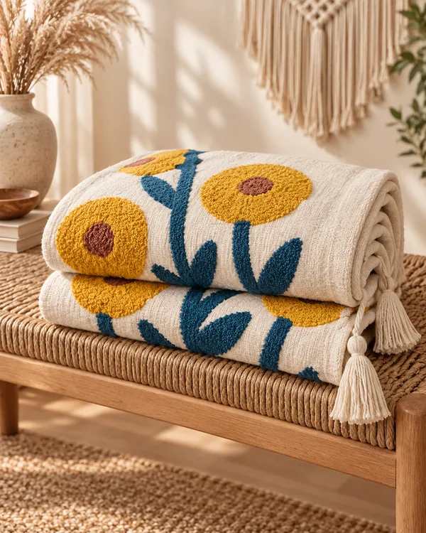 Solara_Bloom_Tufted_Cotton_Throw